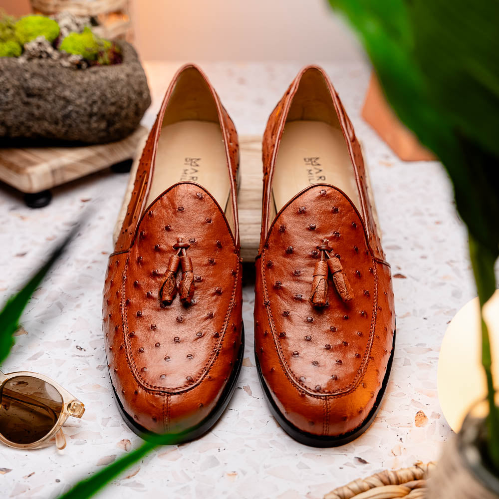 Marco Di Milano Aubiere Cognac Leather Dress Shoe