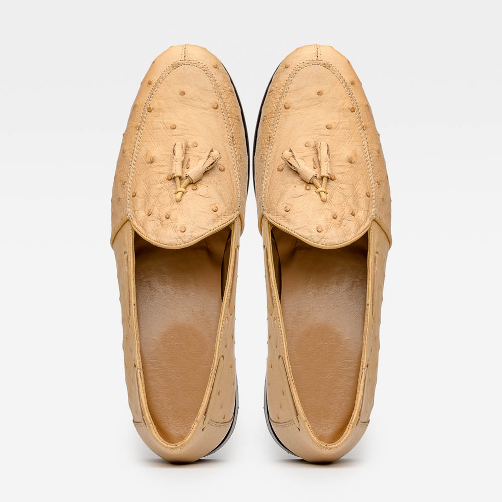 Marco Di Milano Aubiere Orix Ostrich Quill Tassel Loafers - 8
