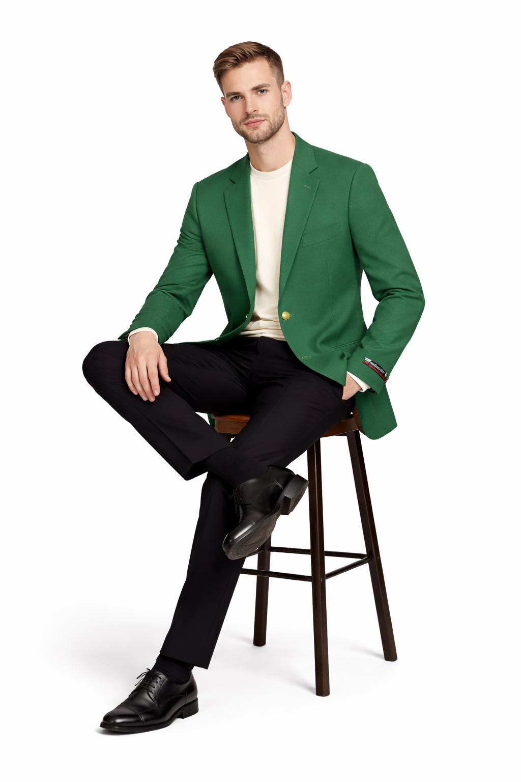 Augusta Green Blazer Men's Classic Brass buttons Blazer Sport Jacket-New Designer Collection - 42 Short