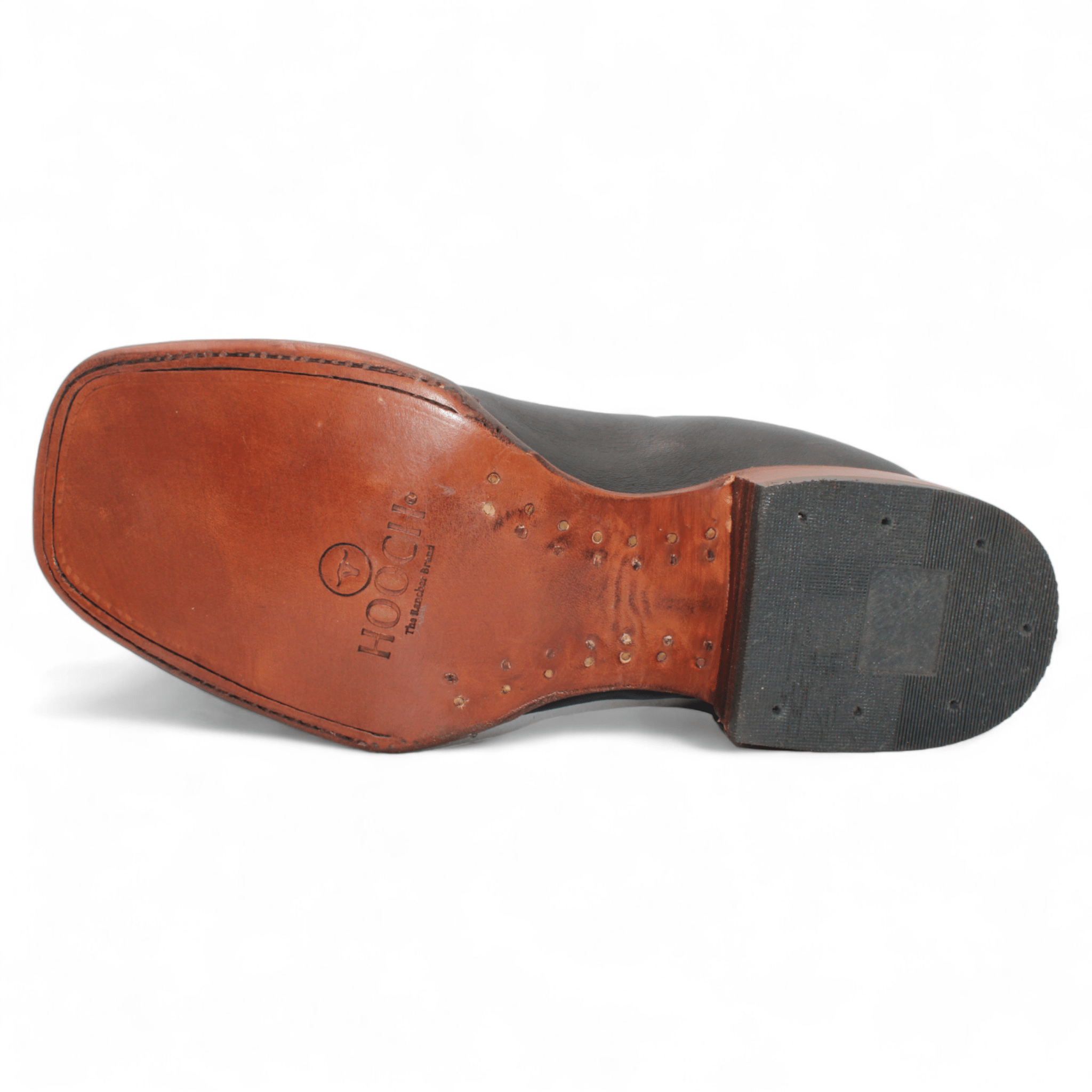 Men's Square Toe Ankle Boots - Black H42P2205 - 6