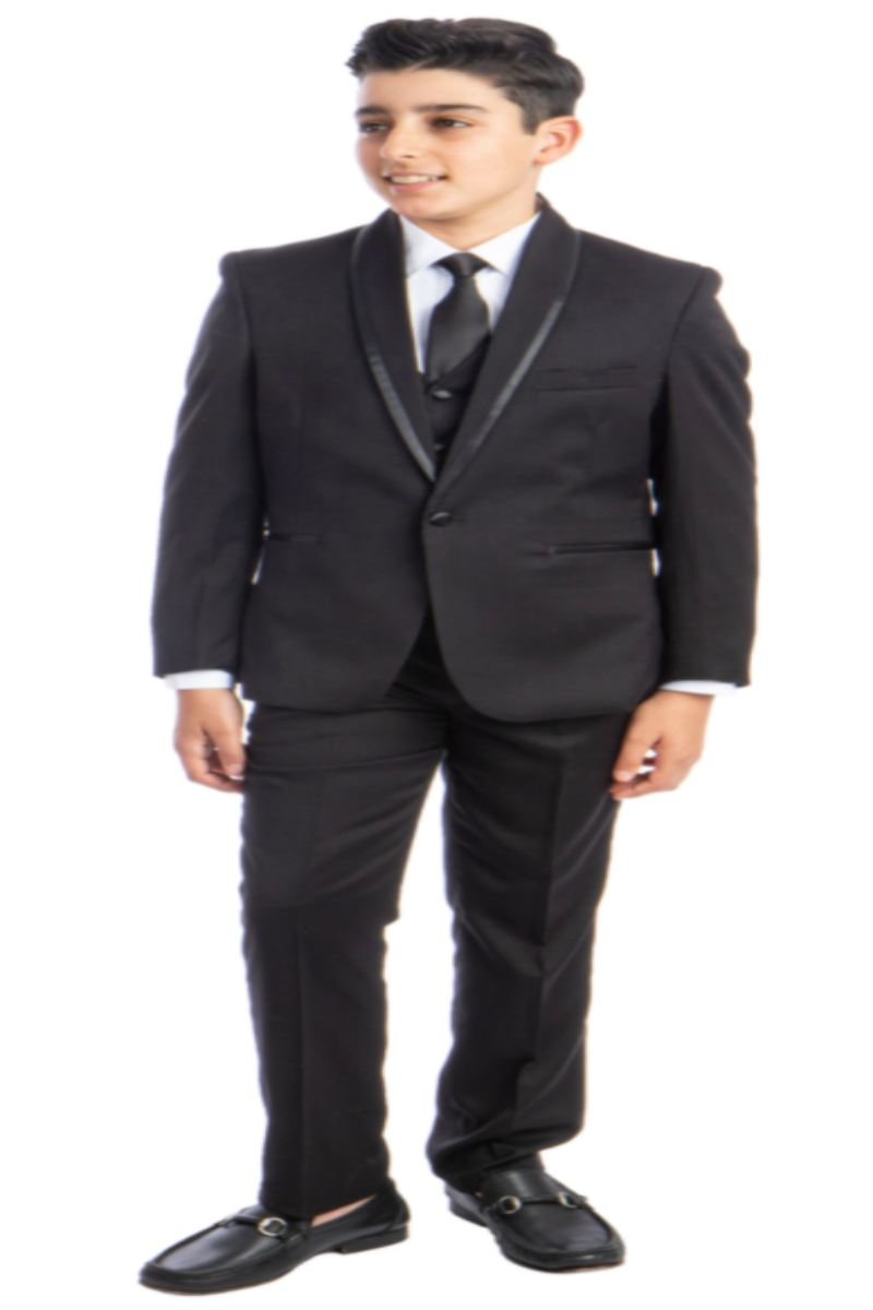 Tazio Boys' 5-Piece Suit Set: Shirt, Tie & Stylish Accents