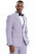 "Lavender Men's Wedding & Prom 2025 Suit - Two Button Vested Peak Lapel"
