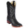 Los Altos Boots - Mens Dress Cowboy Boot - Low Priced Square Toe Stingray Boots- in   Black
