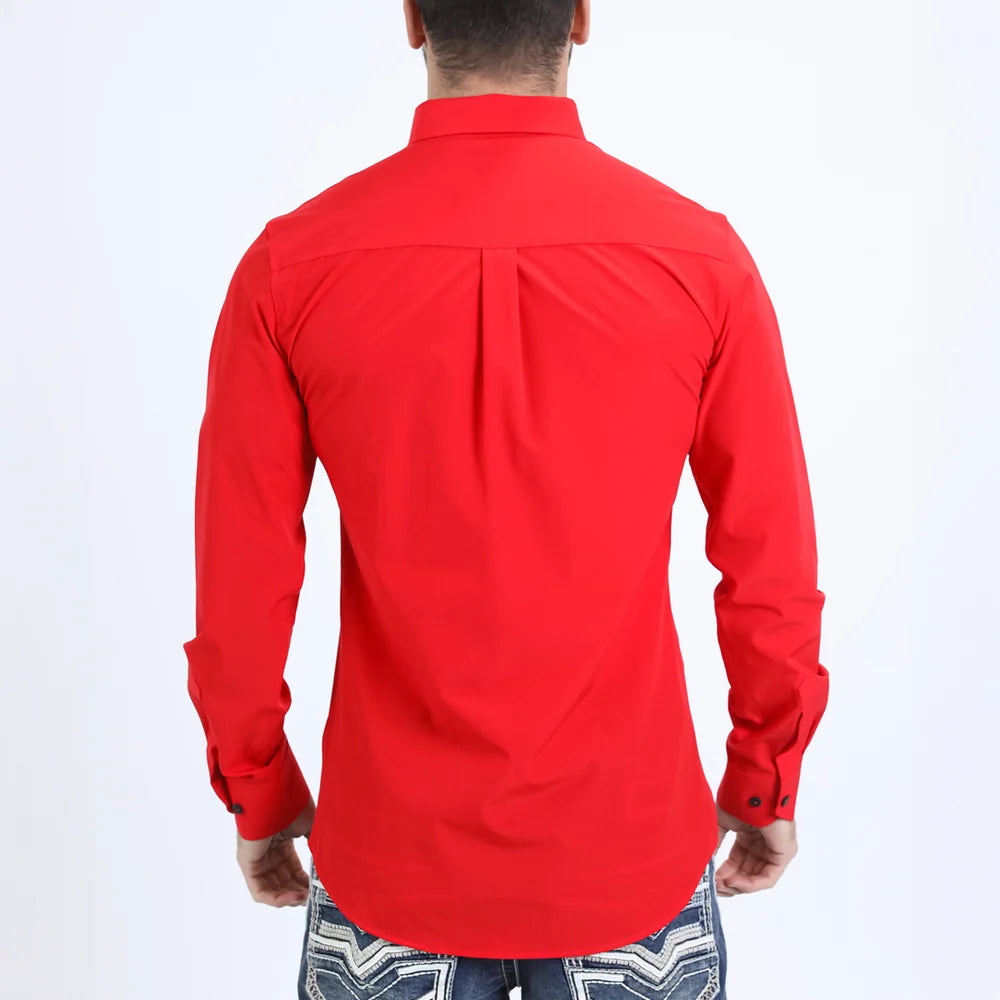 Mens Platini Single Pocket Modern Fit Shirts