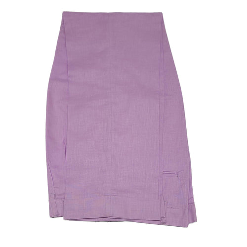 Mens Lavender Linen Shirt and Pants Casual Outfit Set
