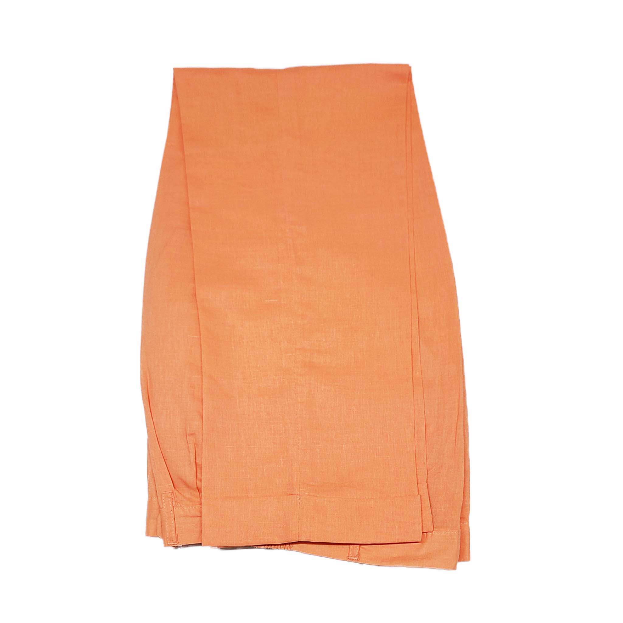 Mens Melon Linen Shirt and Pants Casual Outfit Set - Small