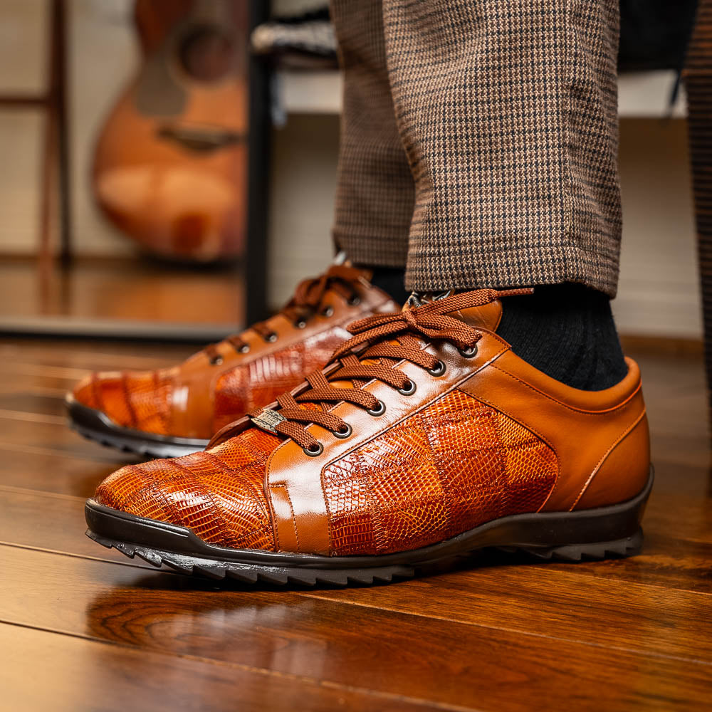 Marco Di Milano Bari Cognac Leather Dress Shoe
