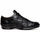 Marco Di Milano Bari Black Lizard Patchwork Sneakers