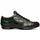 Marco Di Milano Bari Green Lizard Patchwork Sneakers
