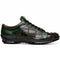 Marco Di Milano Bari Green Lizard Patchwork Sneakers