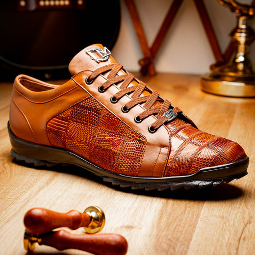 Marco Di Milano Bari Cognac Leather Dress Shoe