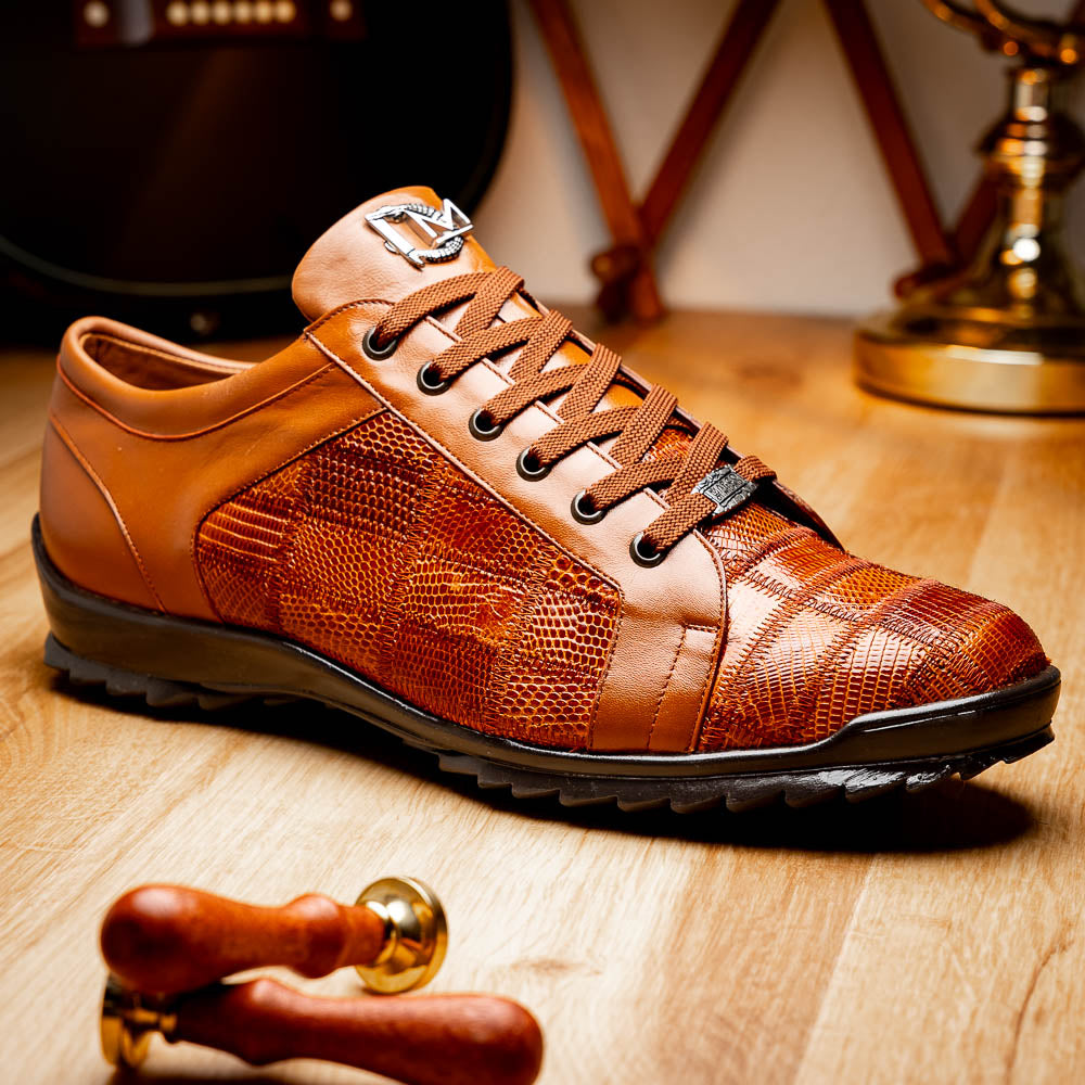 Marco Di Milano Bari Cognac Leather Dress Shoe