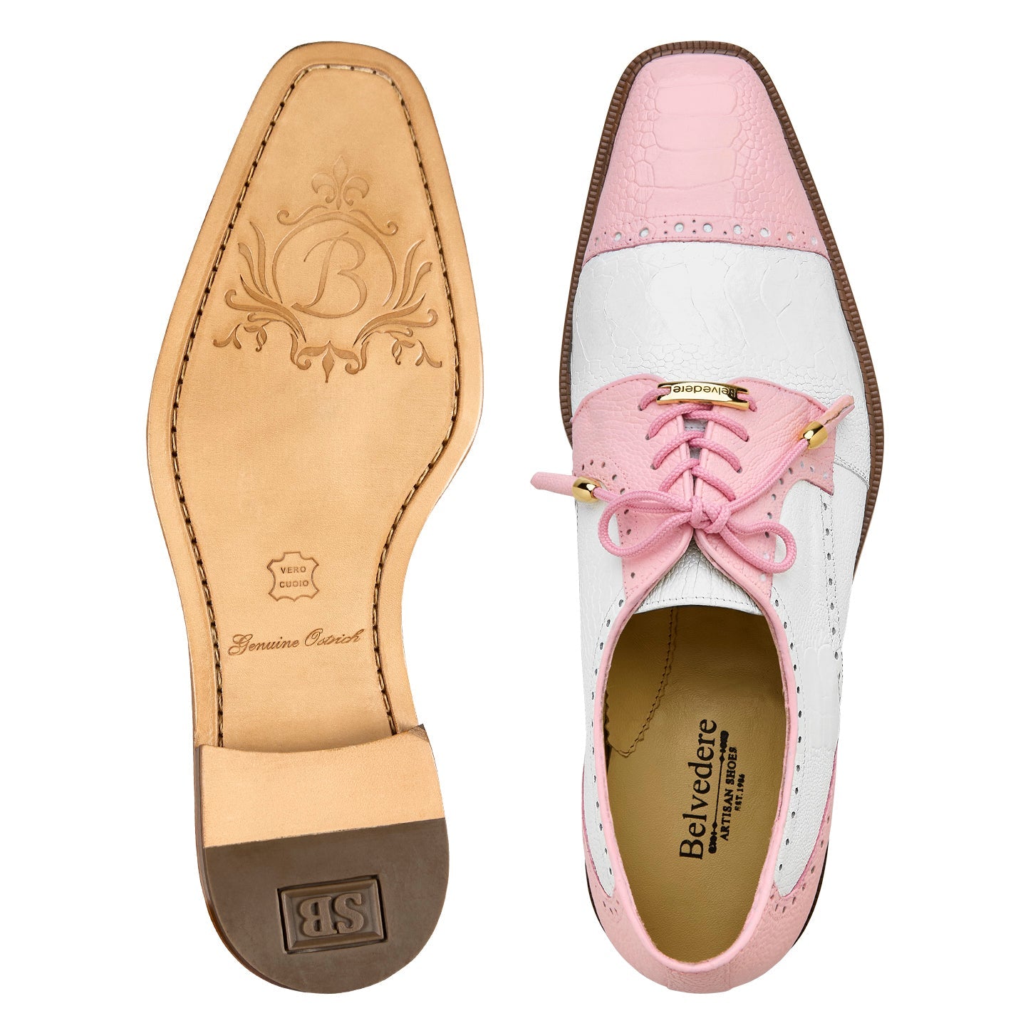 Belvedere Batta - Pink/White - 9