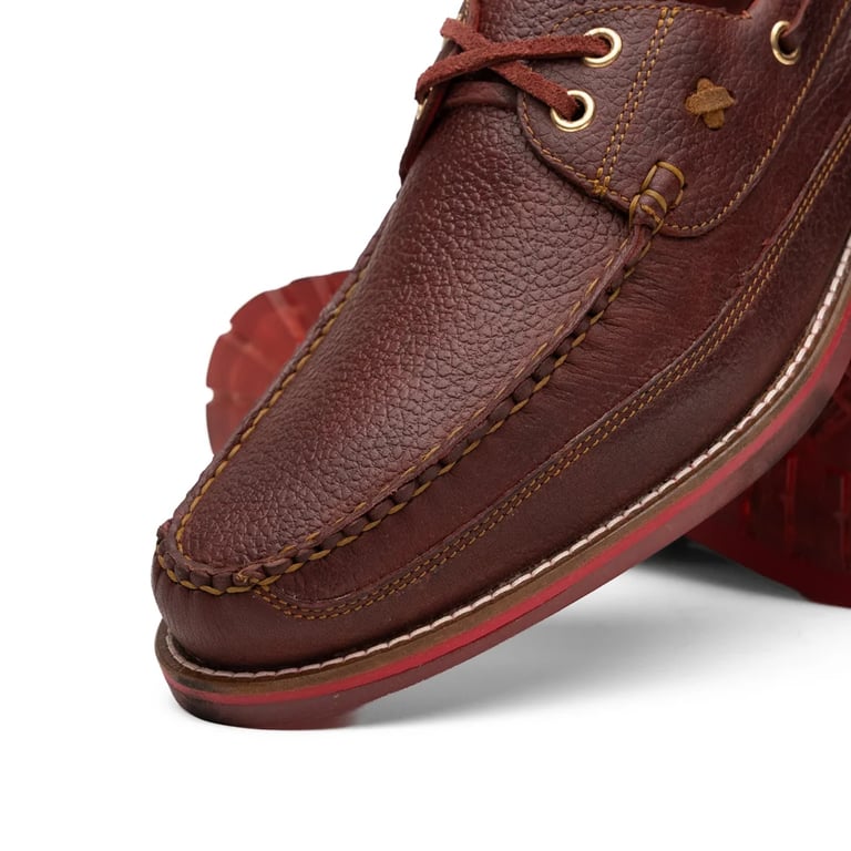 Marco Di Milano Amalfi Wine Premium Calf Leather Boat Shoes - view 4