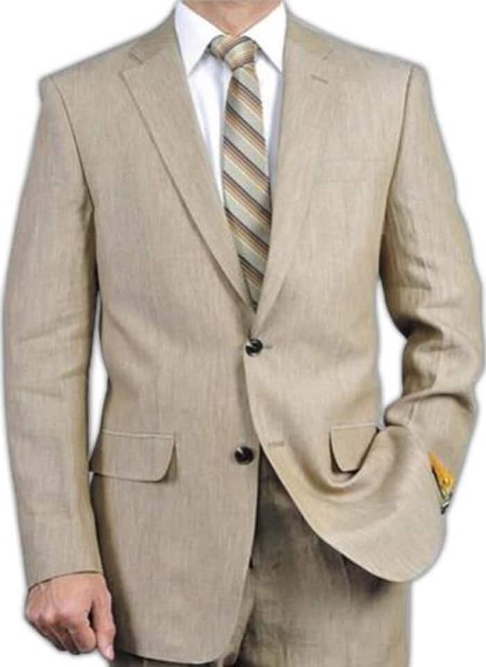 Mens Big And Tall Linen Suits Beige Summer Fabric Suit mens-big-and-tall-linen-suits-beige-summer-fabric-suit