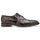Belvedere Men's Batta Chocolate Genuine Ostrich Oxfords
