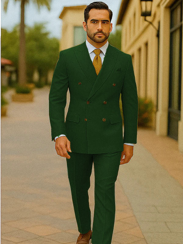 Double Breasted Suit Hunter