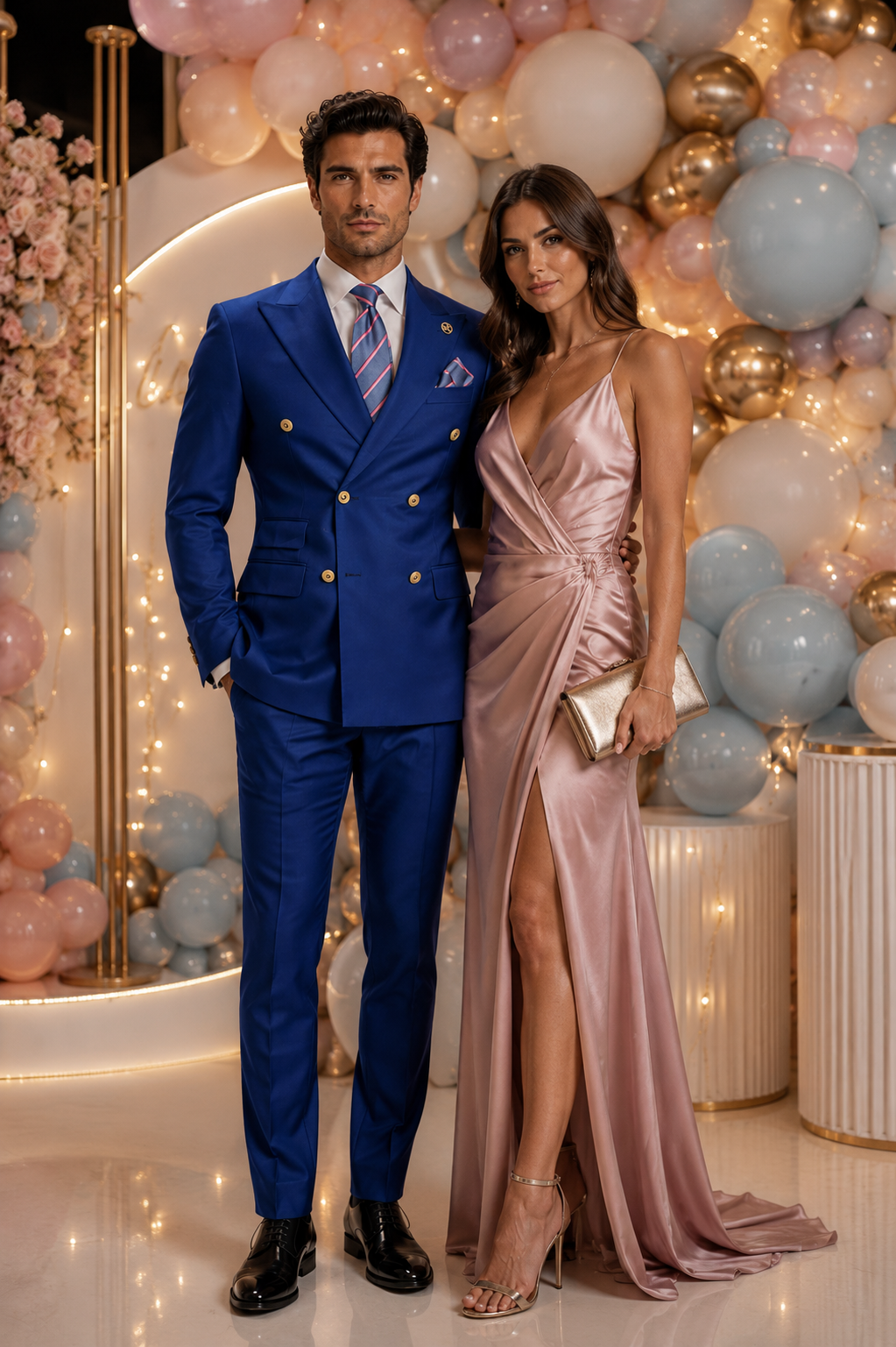 Best  Mens Designer Modern Fit Double Breasted Wool Suit with Gold Buttons in Midnight Blue - For Men  Fashion Perfect For Wedding or Prom 2026 or Business  or Church