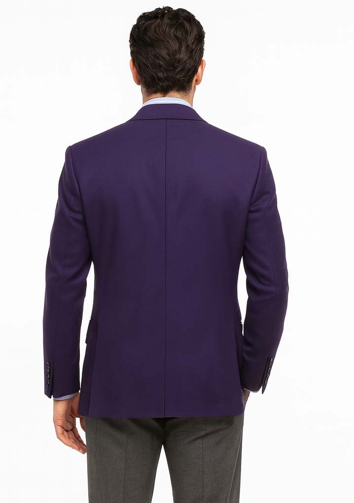 Big and Tall & Extra Long Sizes Men's Blazer With Brass Buttons-New Designer Collection - 36 Short