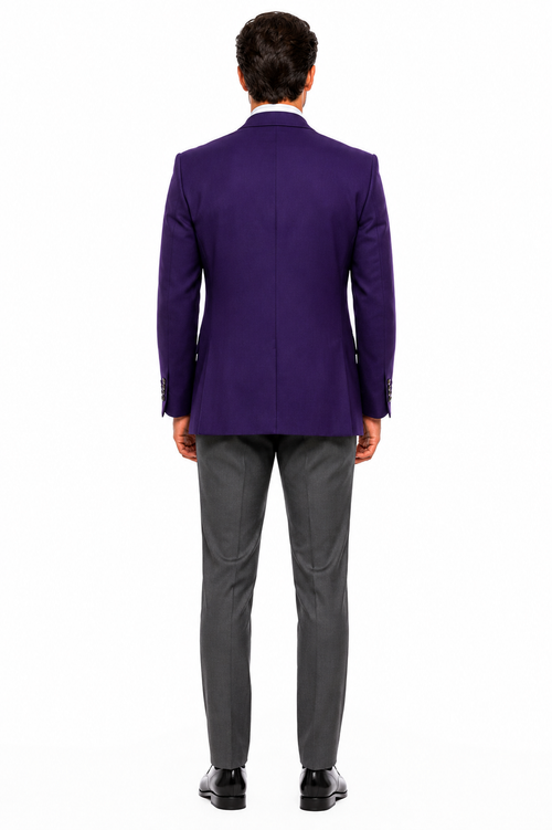 Big and Tall & Extra Long Sizes Men's Blazer With Brass Buttons-New Designer Collection