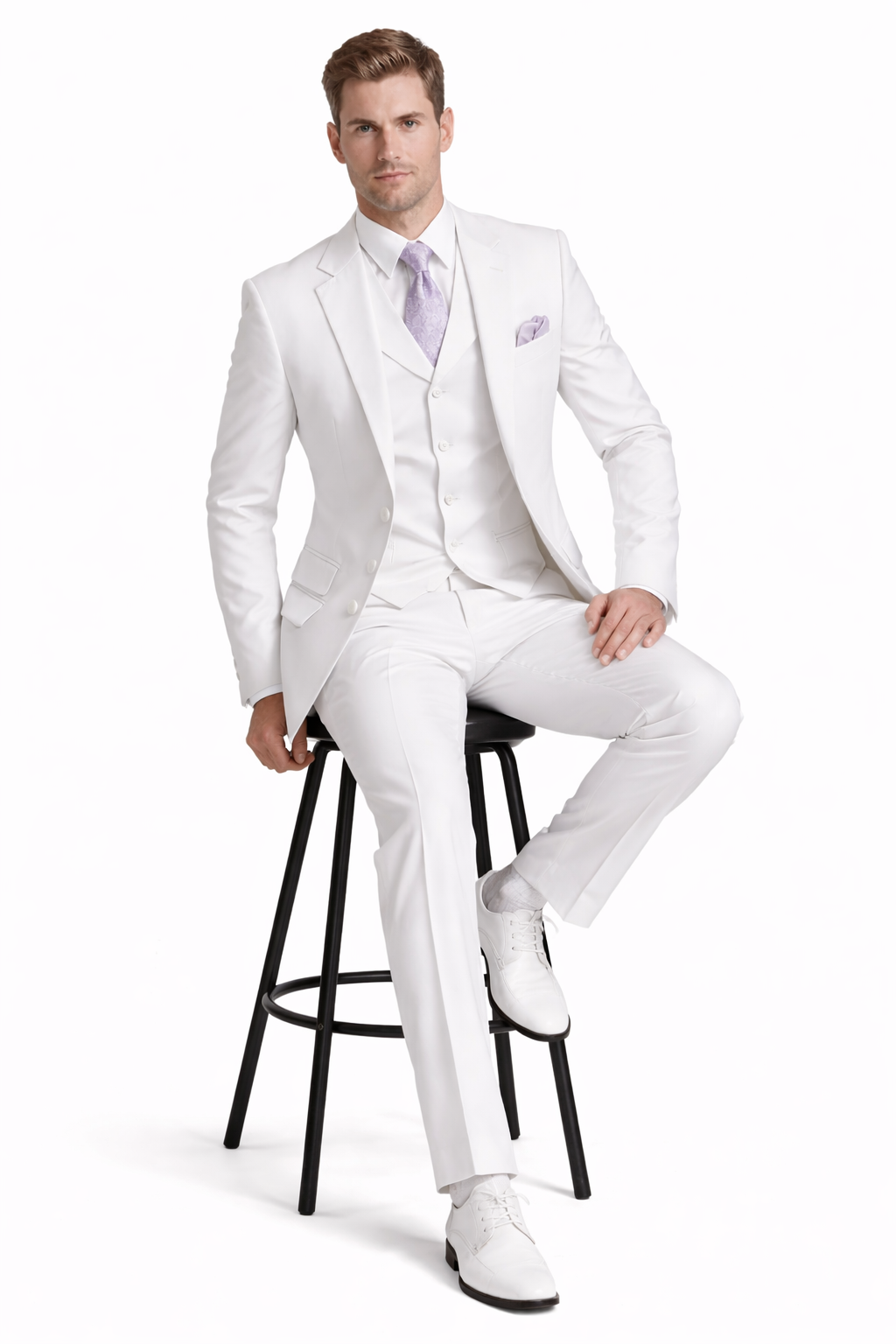 Big And Tall Men's Plus Size Men's Suits For Big Guys-New Designer Collection - 34 Short or Extra Small