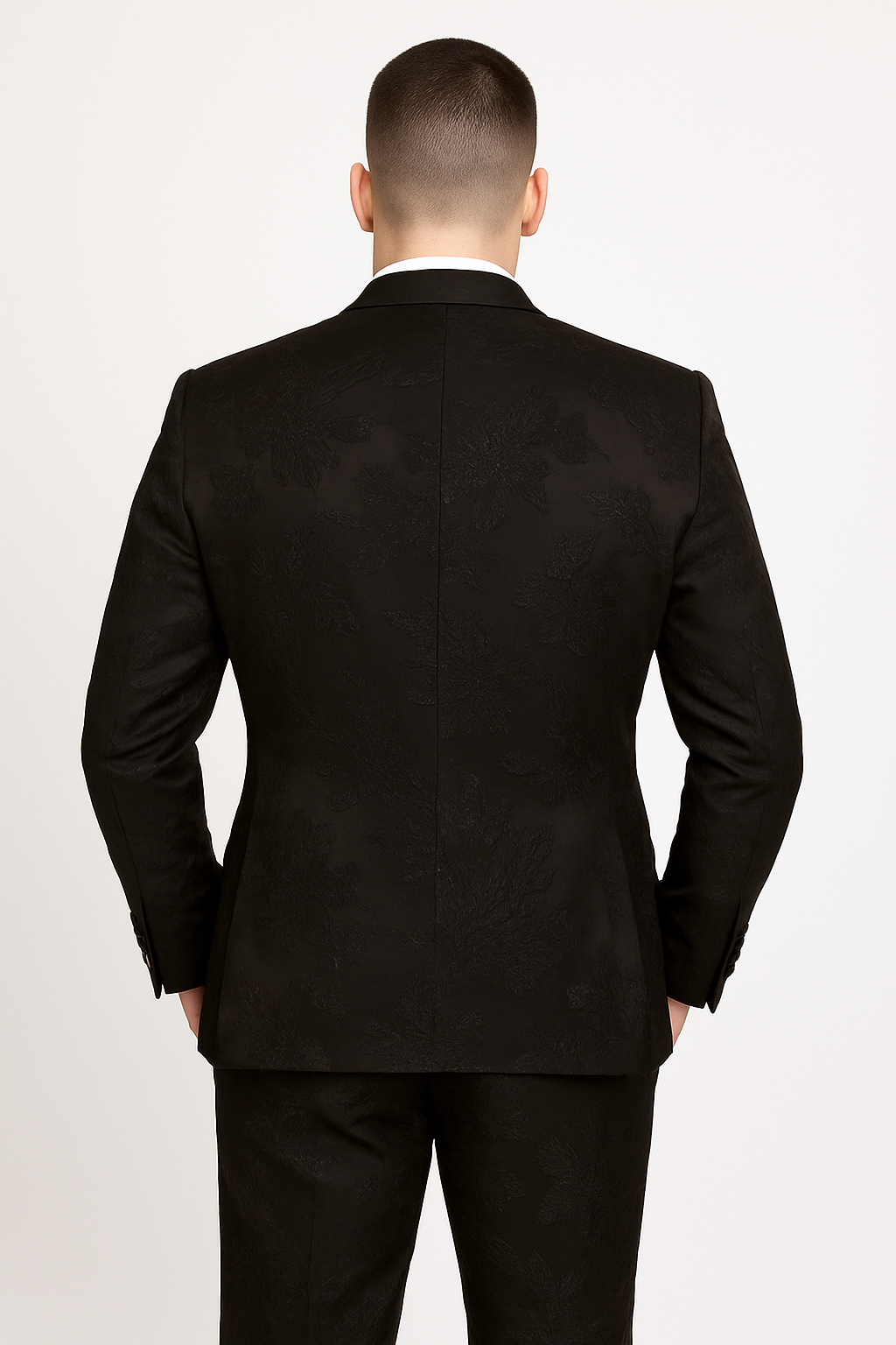 Big and Tall Mens Tuxedos Jacket - Big And Tall Formal Wear - Bowtie Included - For Big Guys-New Designer Collection - S or Small