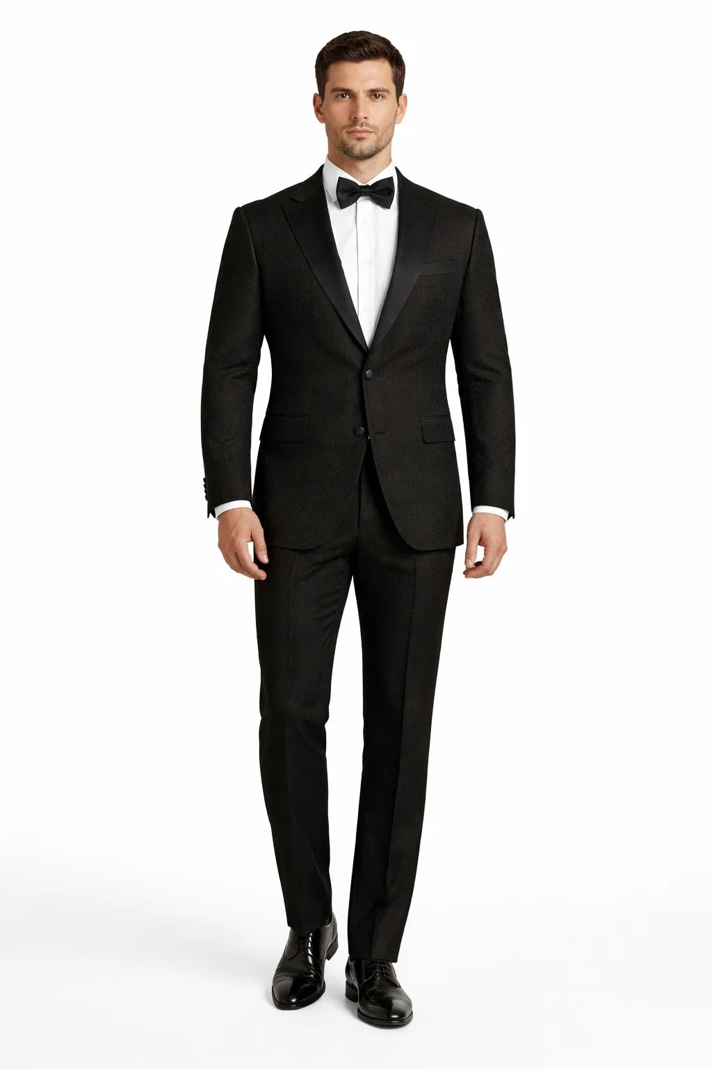 Big and Tall Mens Tuxedos Jacket - Big And Tall Formal Wear - Bowtie Included - For Big Guys-New Designer Collection - S or Small