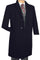 Milan Collection - Wool and Cashmere Regular Fit Dress Black Top Coat