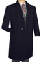 Milan Collection - Wool and Cashmere Regular Fit Dress Black Top Coat