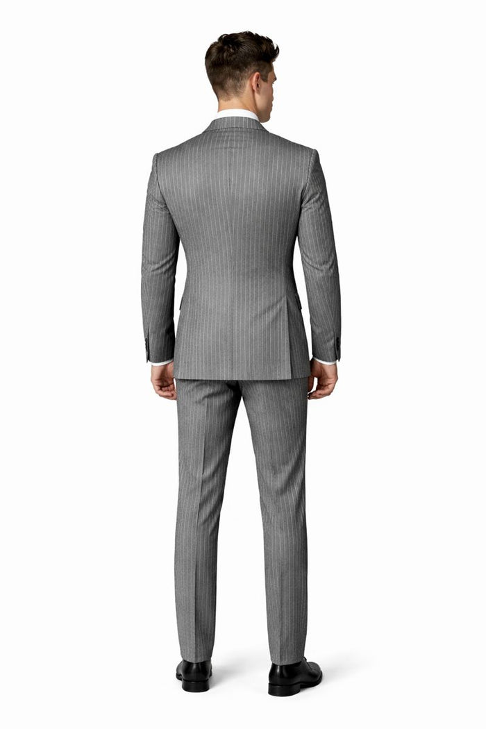 Big and Tall Suit - Grey Big and Tall Regular Fit 3 PC Suit-New Designer Collection