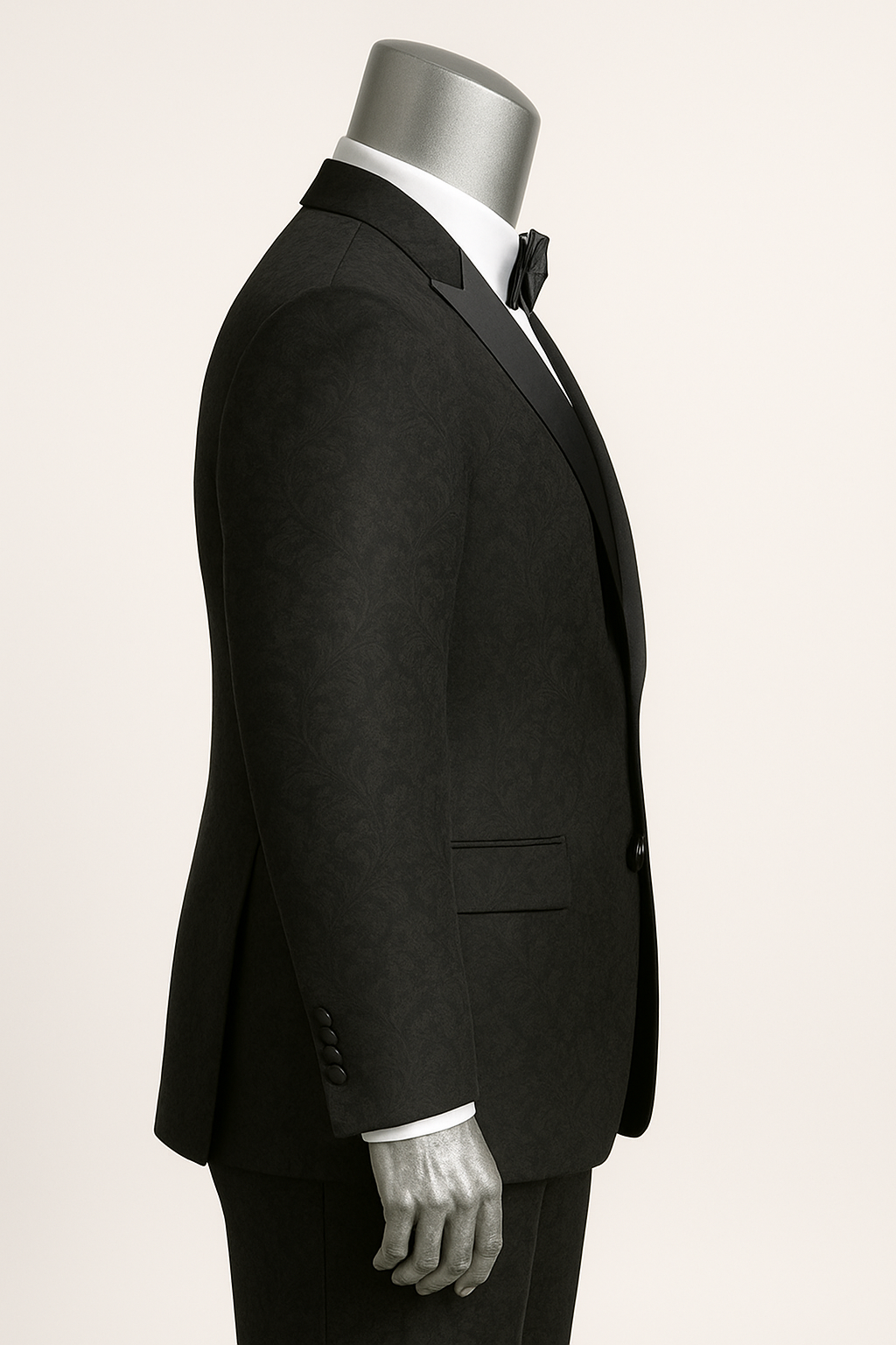 Big and Tall Mens Tuxedos Jacket - Big And Tall Formal Wear - Bowtie Included - For Big Guys - S or Small