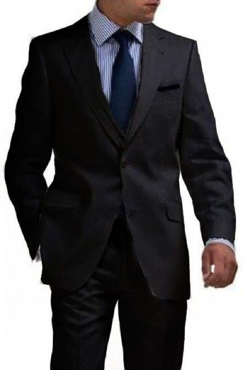 Mens Big and Tall Linen Suits - Black 2 Button Summer Fabric Suit - 38 Short Jacket+32 Waist Adjustable 28to34)(Height: 5’4”to5’7”)(Neck 15-16.5)S-M)ggg