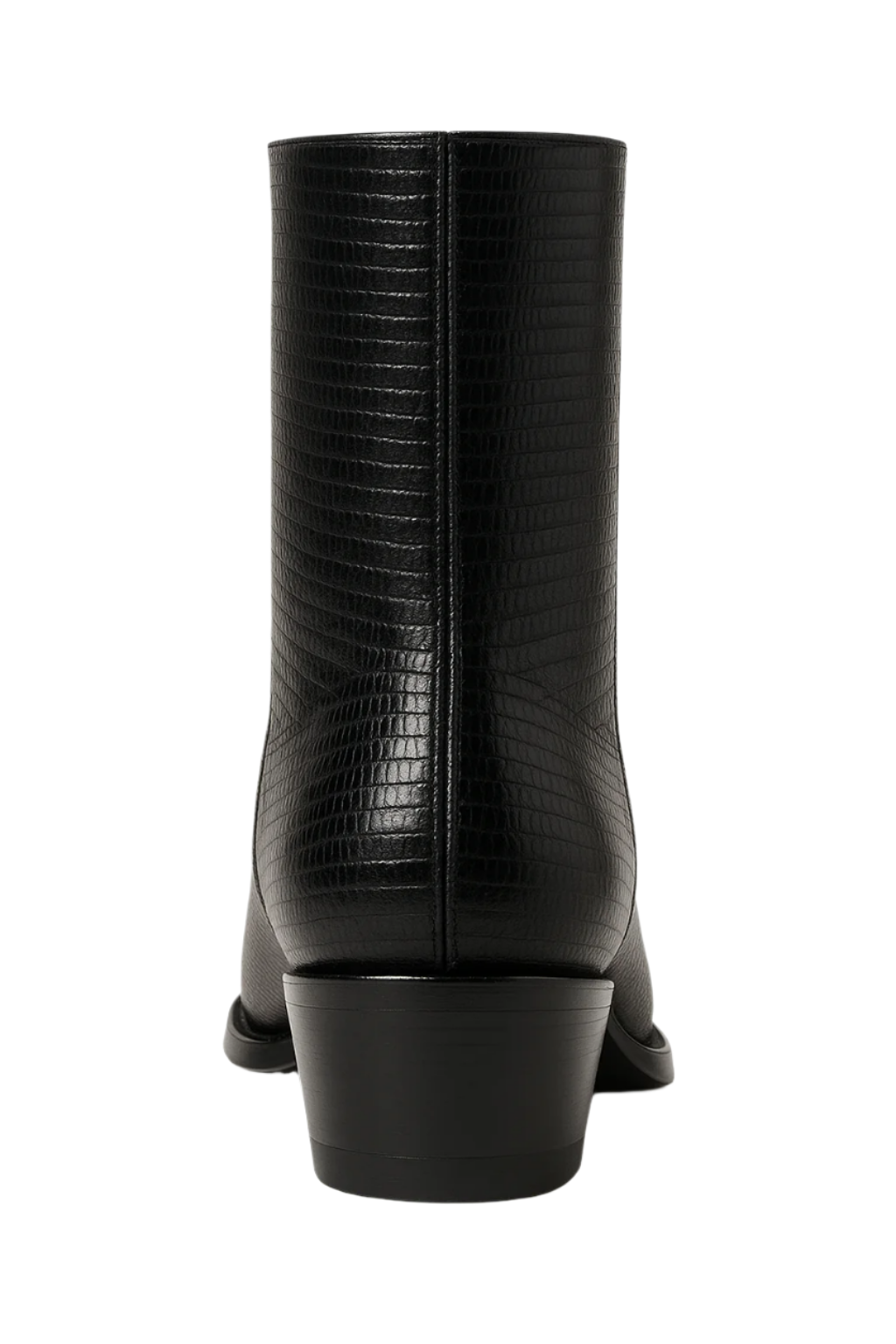 Mens Dress Ankle Boots Los Altos Boots Short Cowboy Boot - Western Ankle Boots Exotic Skin + Black + Skin Type-New Designer Collection - US 8.0 Standard/D/ Medium / Eu:41-42