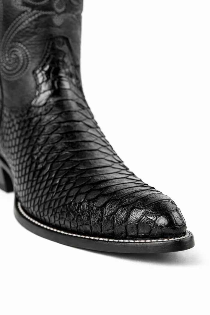 Men's Wild West Python Skin J Toe Boots 29957-New Designer Collection