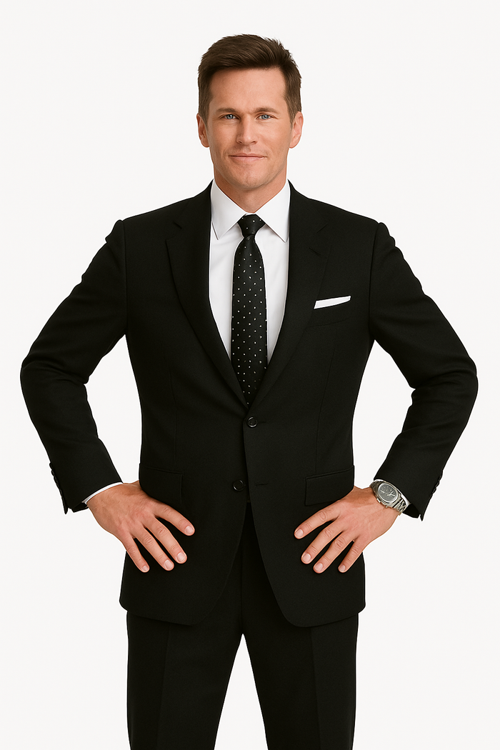 black-tuxedo-suit-tom-brady-style