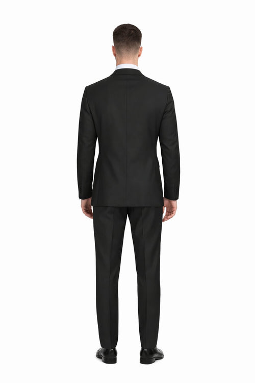 Slim Fit Tiglio Wool Suit Modern Tailored Two-Piece Formal Suit