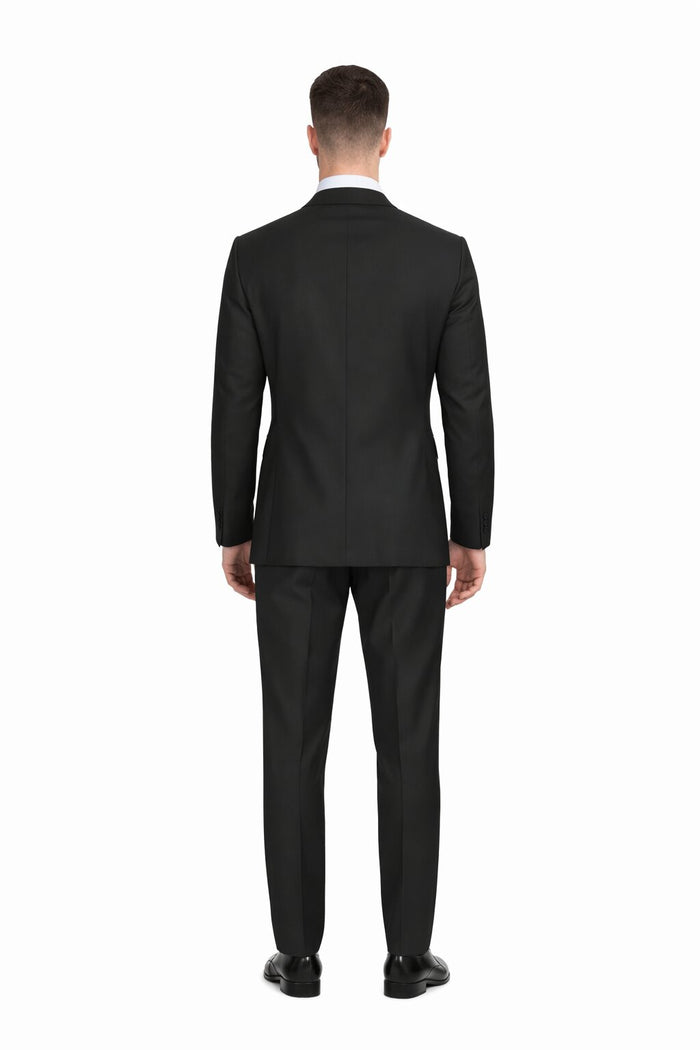 Slim Fit Tiglio Wool Suit Modern Tailored Two-Piece Formal Suit