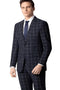Mens Big and Tall Linen Suits - Blue Summer Fabric Suit