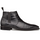 Mezlan Blackmore Crocodile Boots - Black Dress Shoes (4715-F)