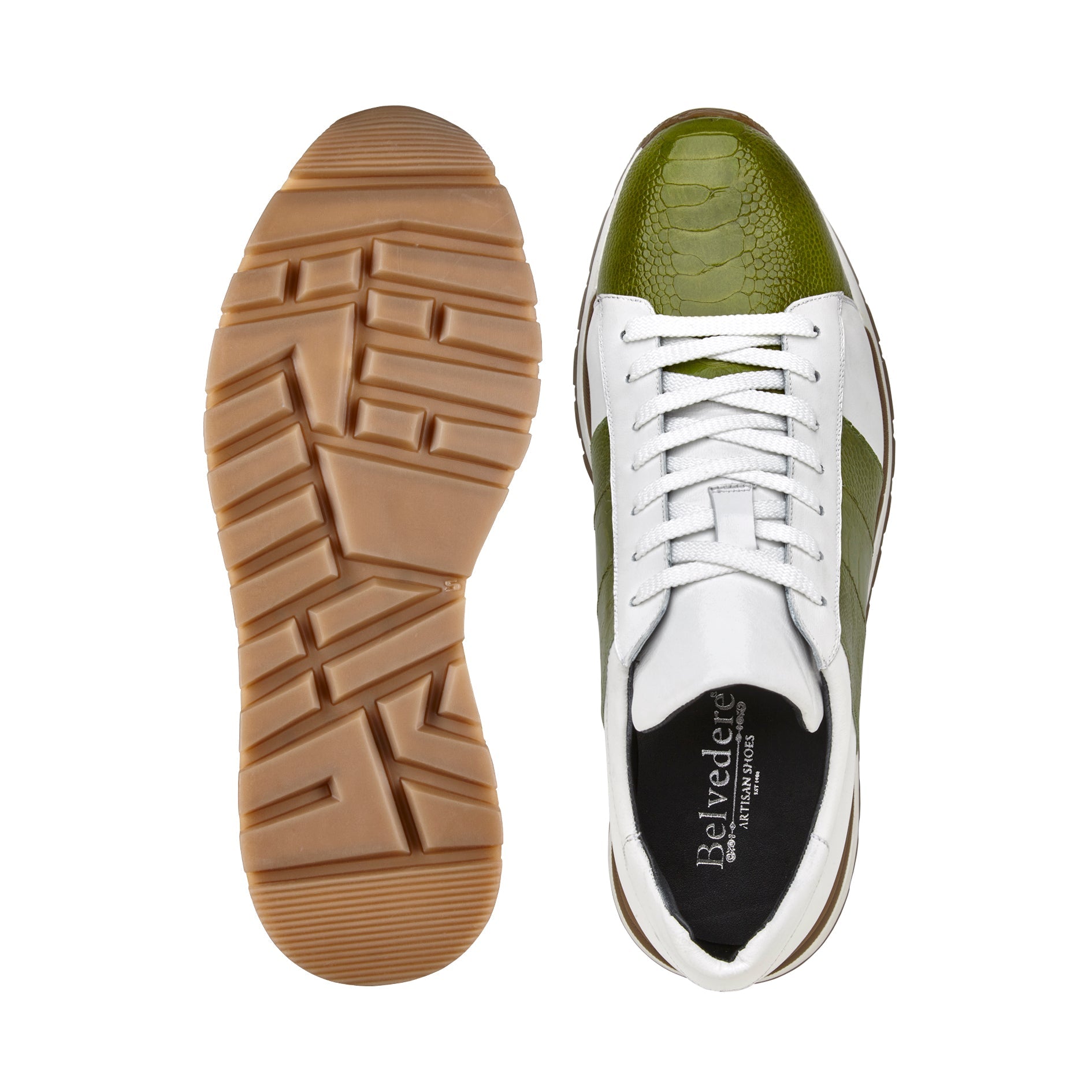 Belvedere Blake - Lime/White - 9