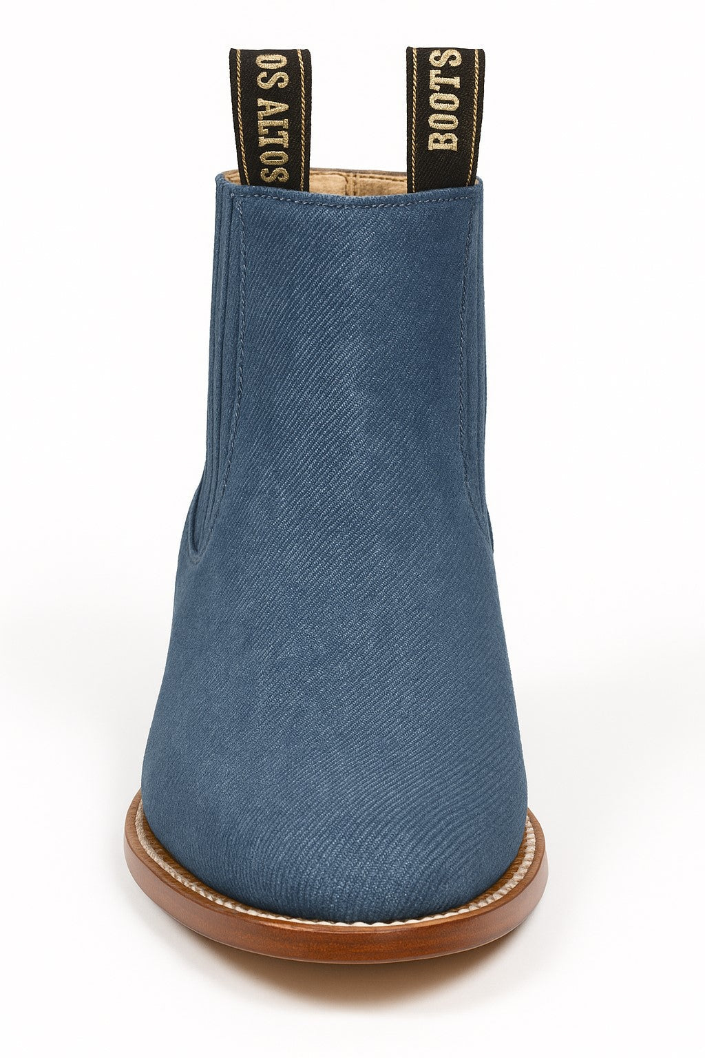 Blue Jean Los Altos Boots Men's Charro Botin Short Ankle Suede Boots - 6EE