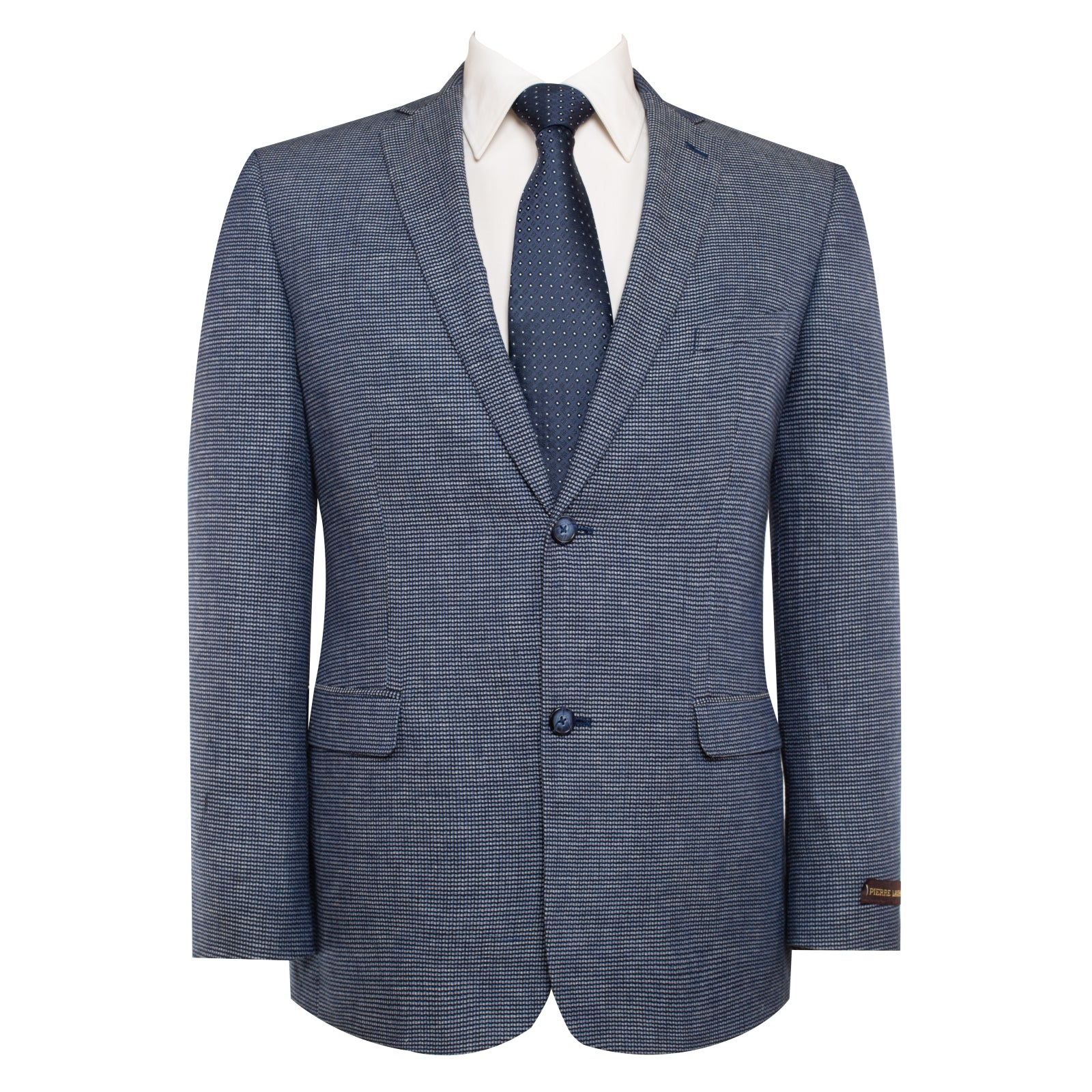 Mens Blue Textured Cowboy Blazer Western Style Sport Coat for Ranch Wedding, Business and Country Events