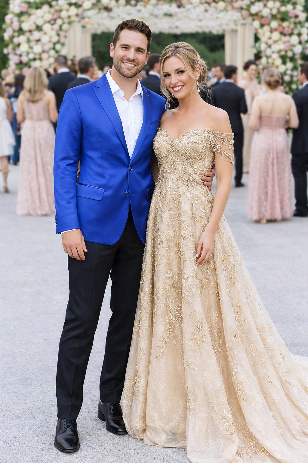 Men’s Slim Fit Blue Satin Blazer – Elegant Two-Button Formal Suit Jacket for Weddings, in blue Color - 34 Short