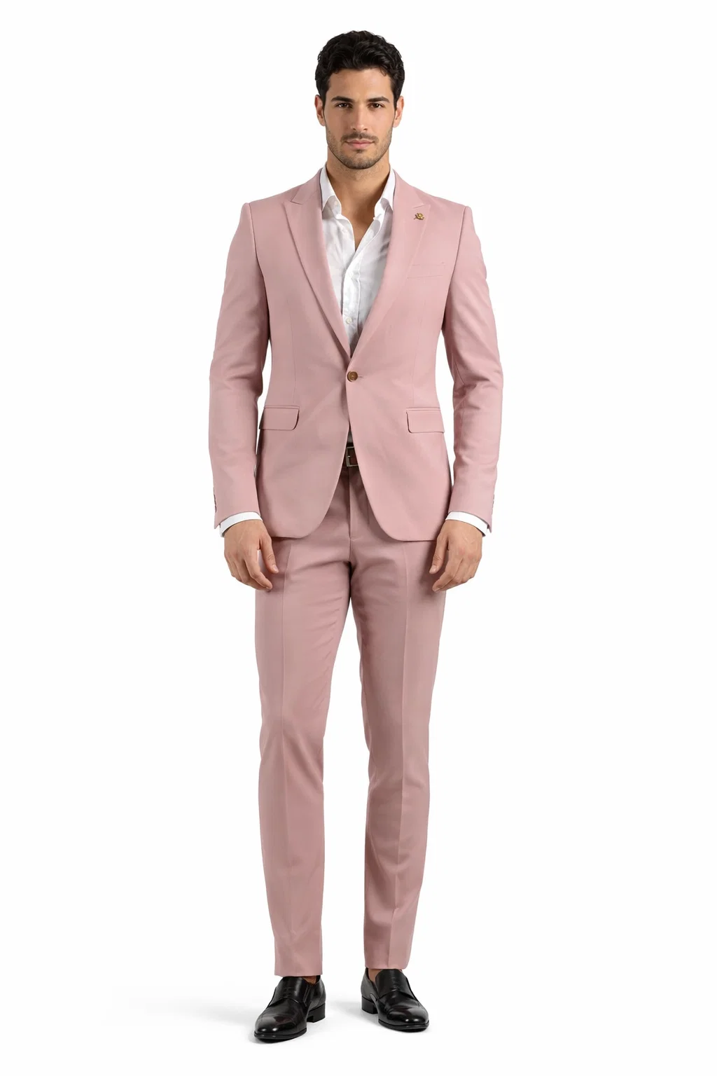 Blush Color Suit For Men - Mauve Suit - Wedding  Slim Fit Suit