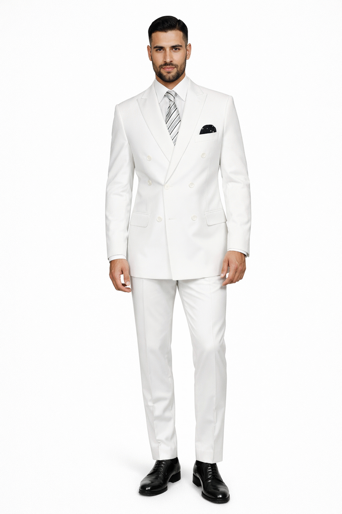 Bold Men's 2-Piece 100% Wool Fashion Suit Statement Color
