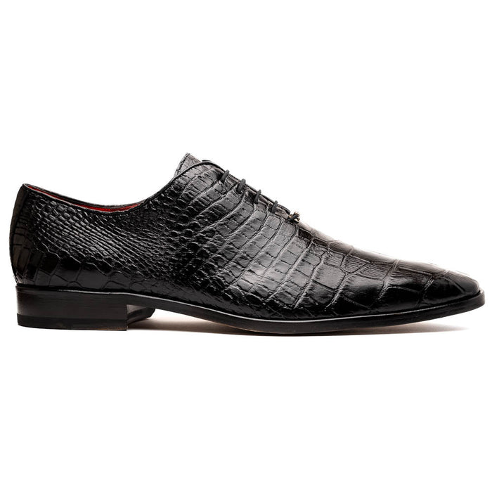 Marco_Di_Milano Bono Black Leather Luxury Shoe