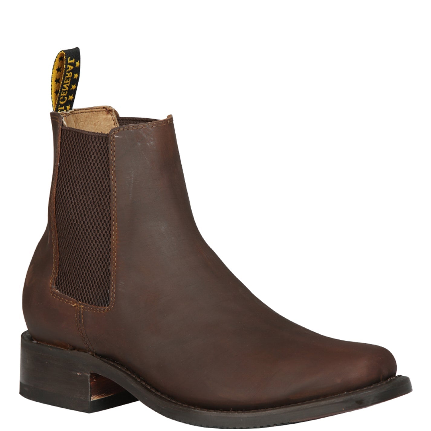 Men's Square Toe Ankle Boots - EE