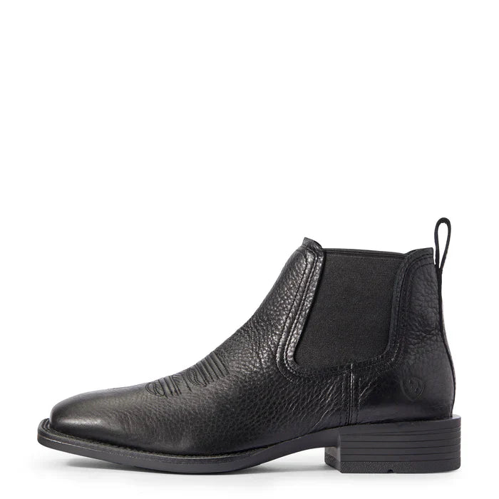 Booker Ultra Western Ankle Boot Black - 7