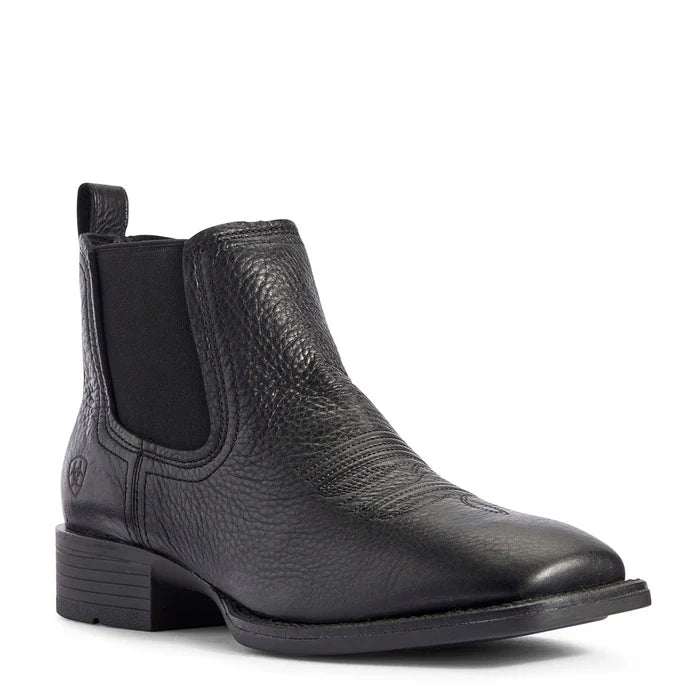 Booker Ultra Western Ankle Boot Black - 7