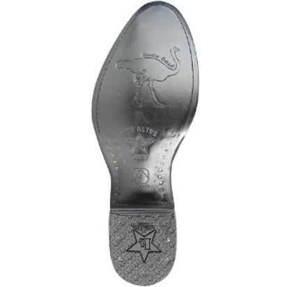 Botas de Avestruz Original Punta Redonda LAB-650309-New Designer Collection